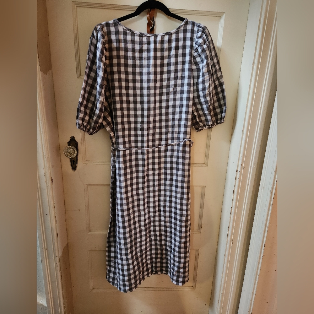 Jackson Rowe NWT Gingham Dress Medium - Picture 4 of 7